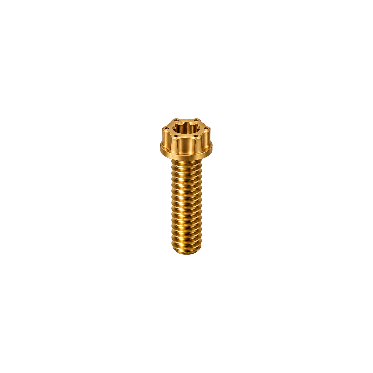 Titanium Saddle Clamp Adjustment Bolts — Gold