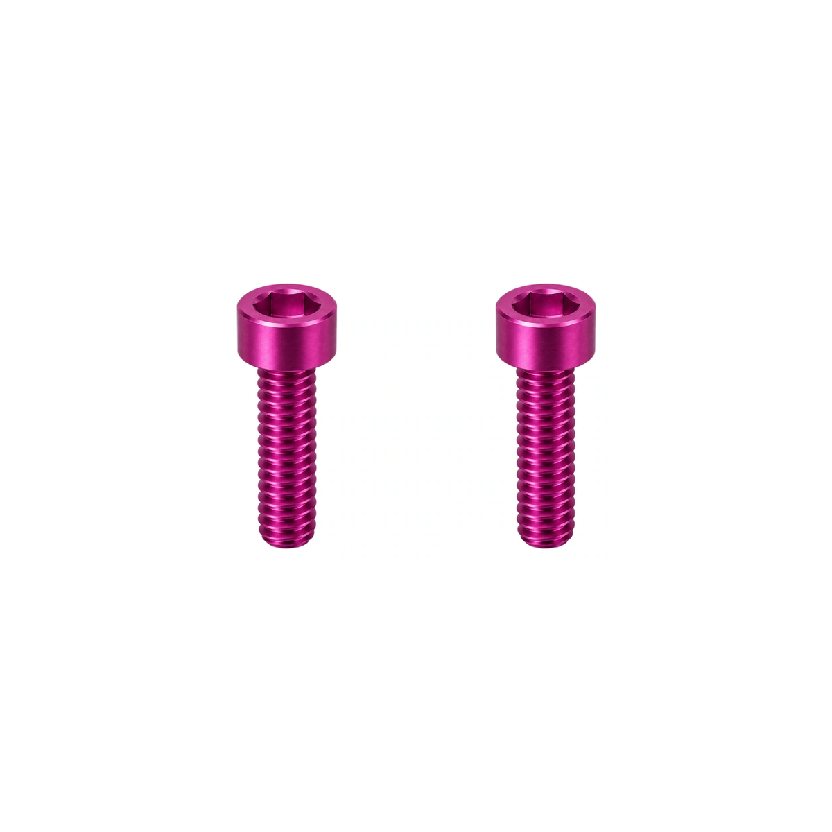 Titanium Cannondale MOMO Steerer Clamp Bolts — Magenta