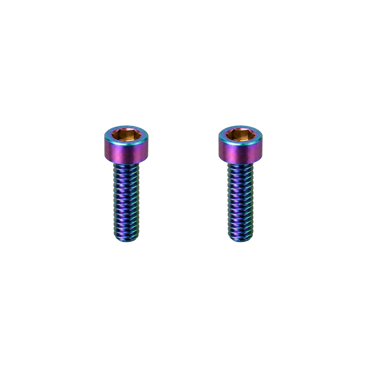 Titanium Cannondale MOMO Steerer Clamp Bolts — Rainbow