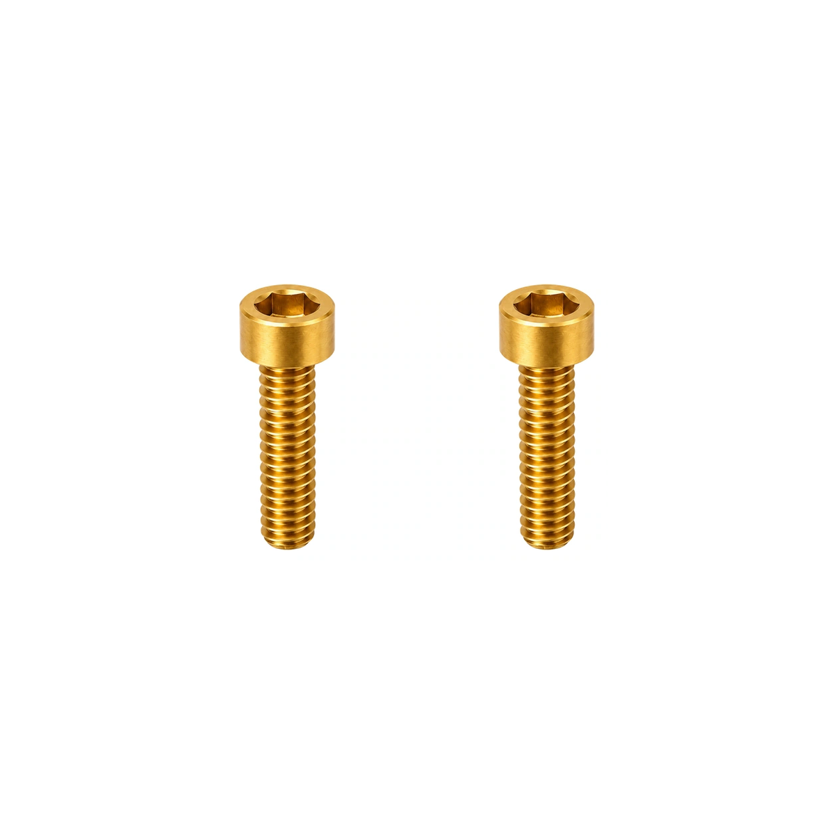 Titanium Cannondale MOMO Steerer Clamp Bolts — Gold