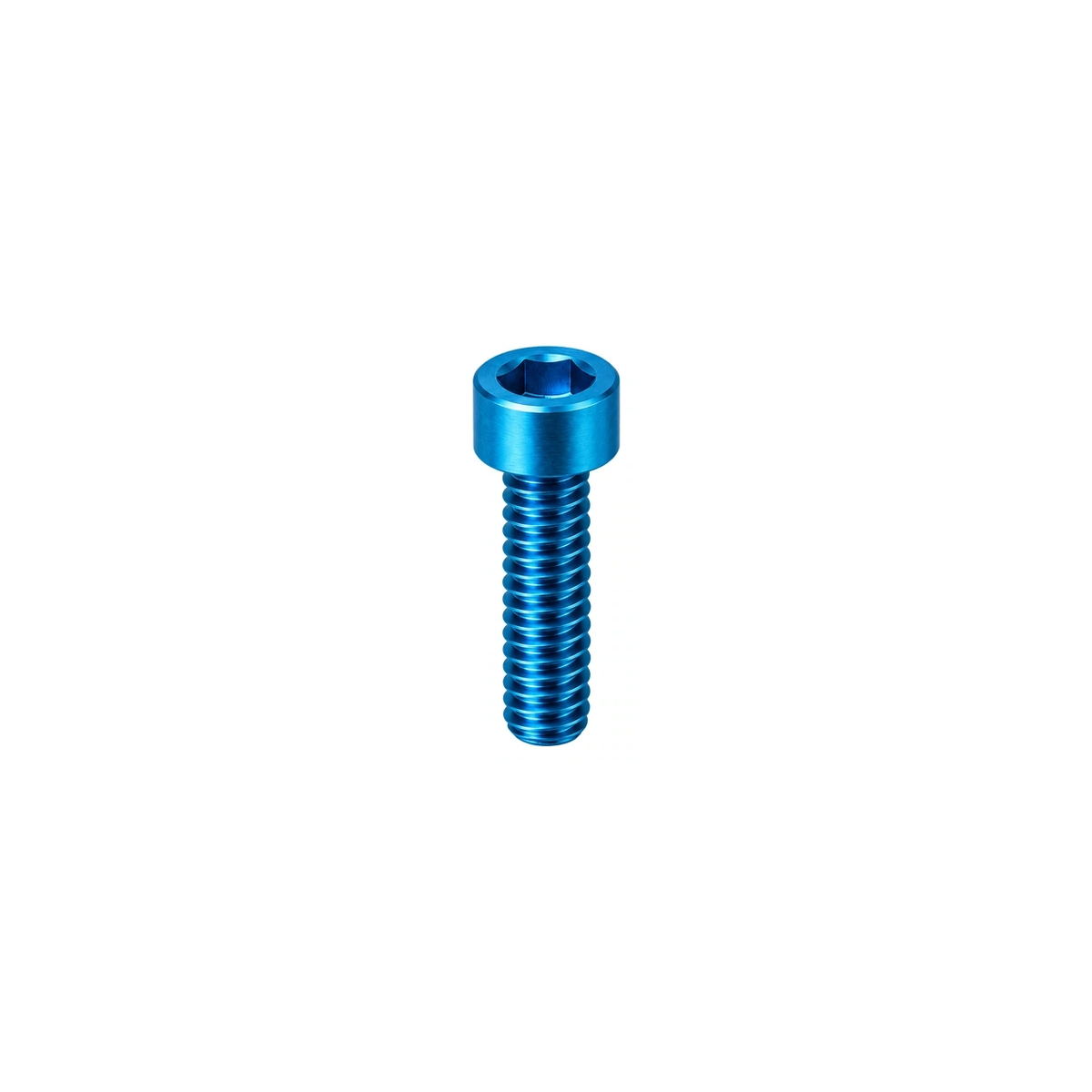 Titanium Cannondale MOMO Computer Base Screw — Aqua Blue