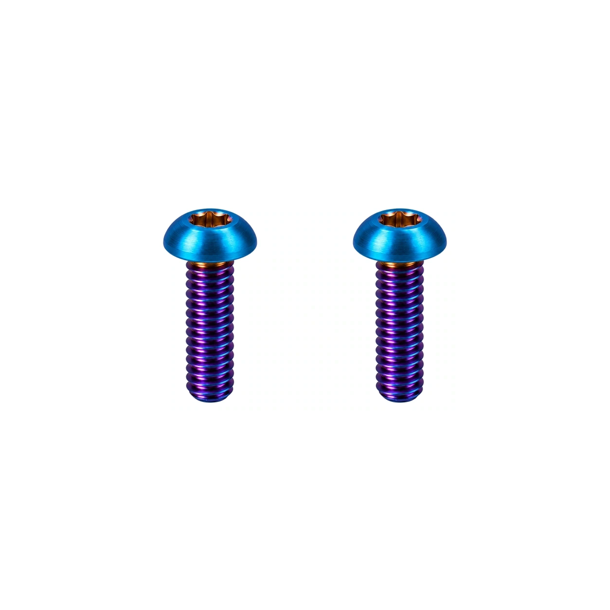 Titanium Cannondale MOMO Computer Mount Bolts — Burnt Blue
