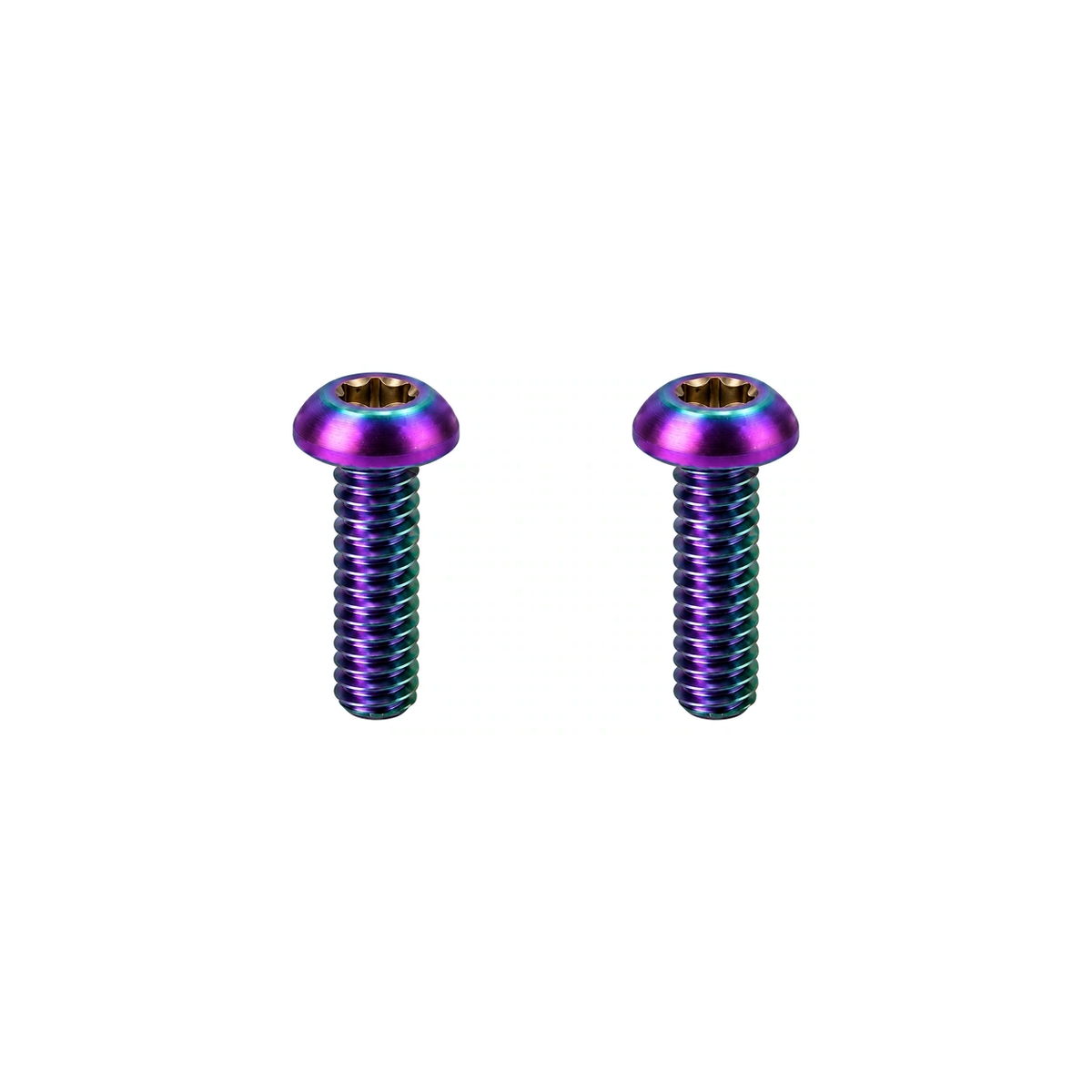 Titanium Cannondale MOMO Computer Mount Bolts — Rainbow