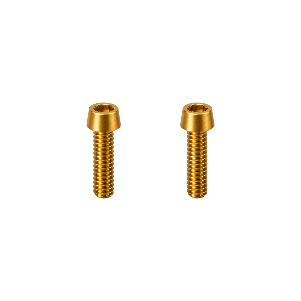 Titanium M5 Upper Computer Mount Bolts — Gold