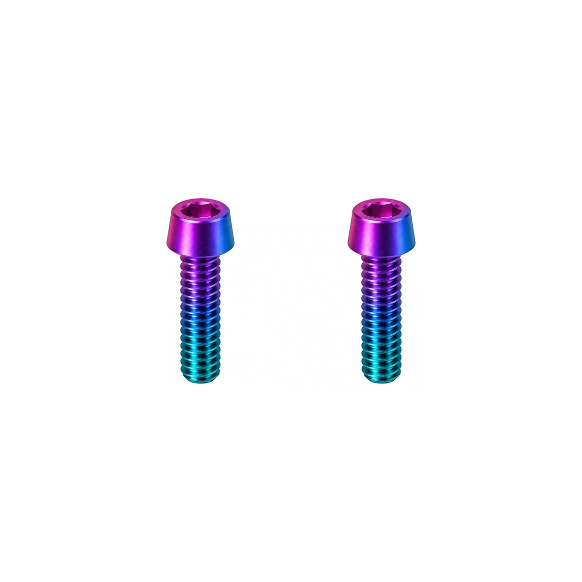 Titanium M5 Upper Computer Mount Bolts — Candy Gloss