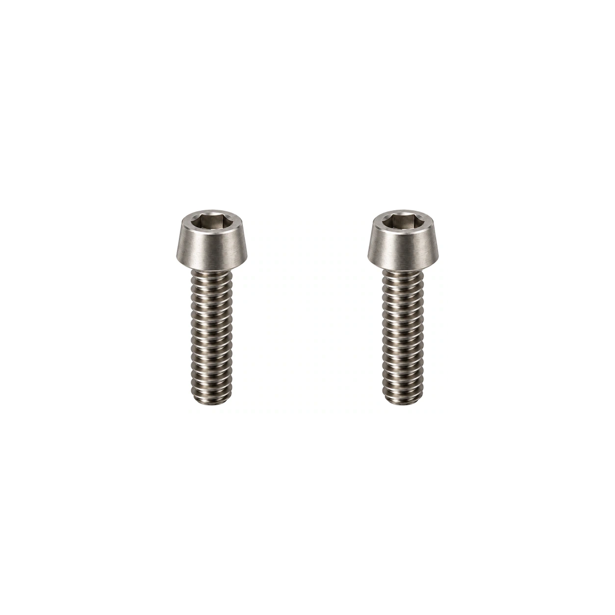 Titanium M5 Upper Computer Mount Bolts — Raw Titanium