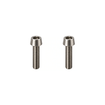Titanium M5 Upper Computer Mount Bolts — Raw Titanium