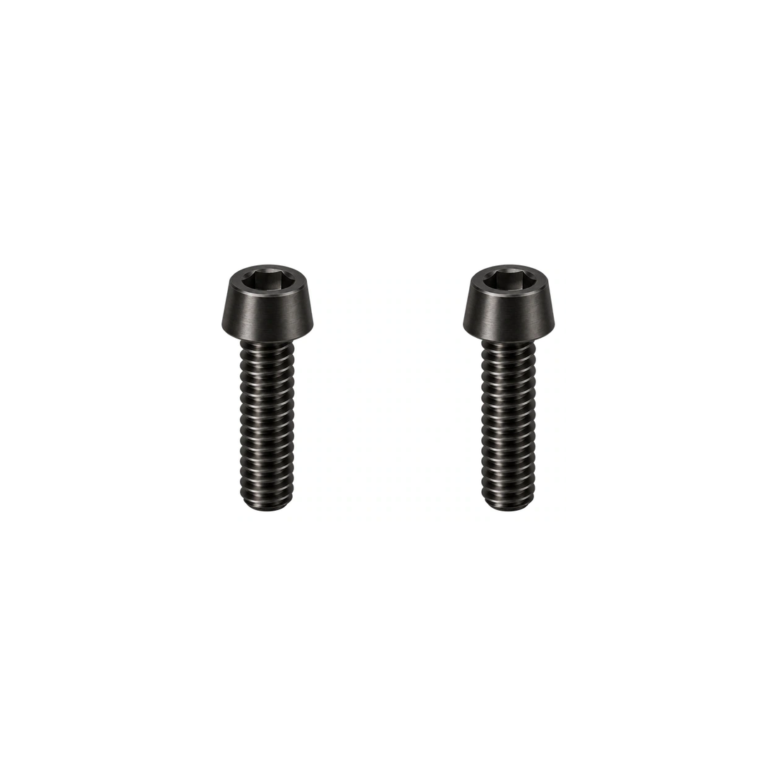 Titanium M5 Upper Computer Mount Bolts — Raw Titanium