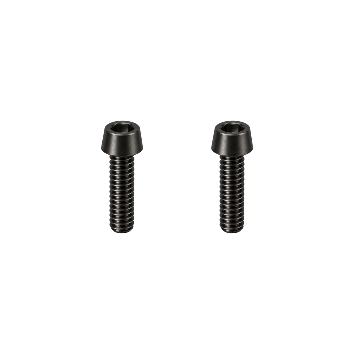 Titanium M5 Upper Computer Mount Bolts — Black
