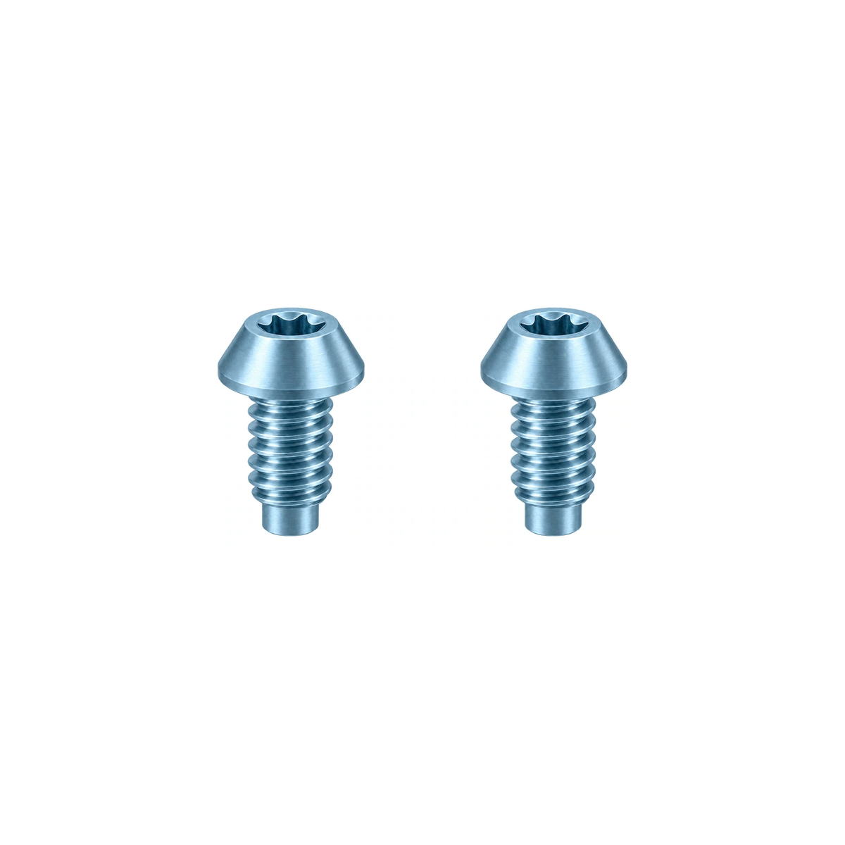 Titanium Magura MT Caliper Bleed Screws — Ice Blue