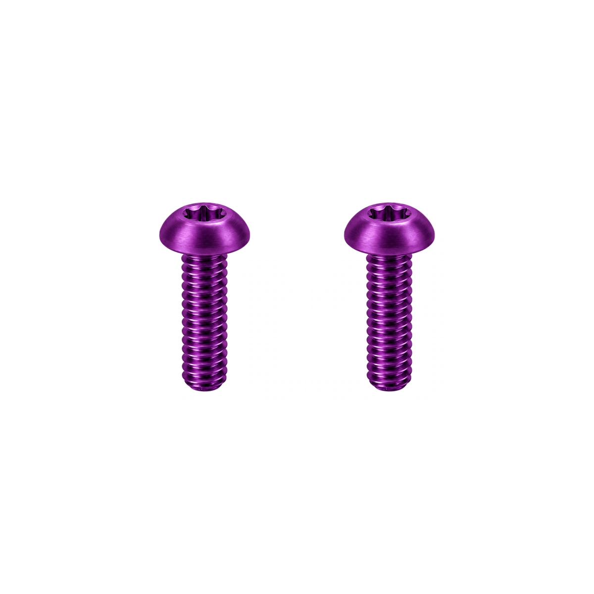 Titanium Specialized Stix Saddle Mount Screws — Purple