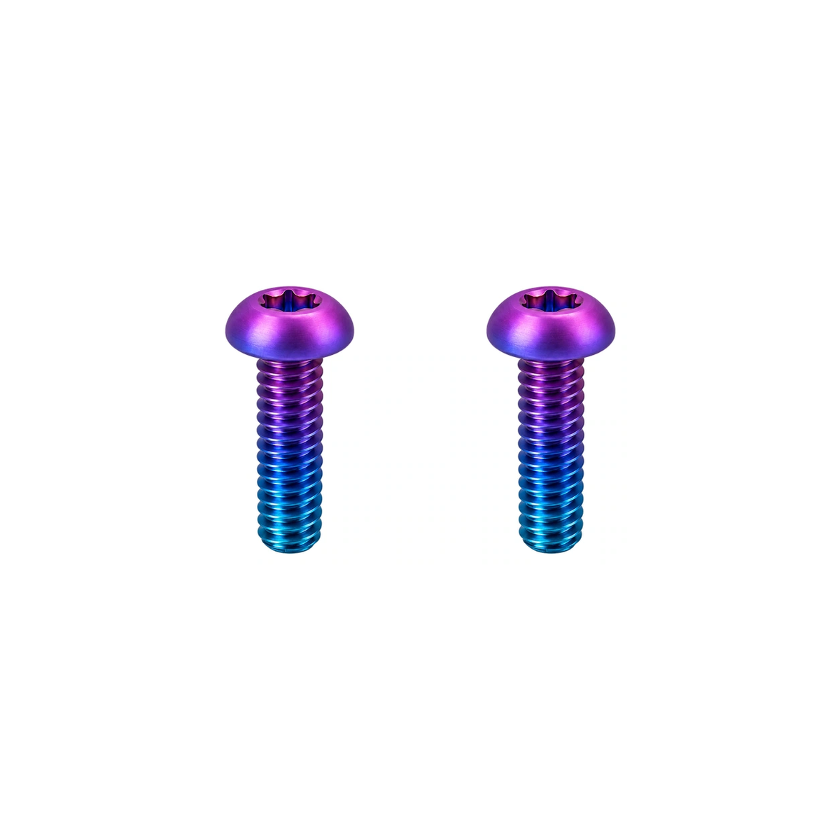 Titanium Specialized Stix Saddle Mount Screws — Candy Matte
