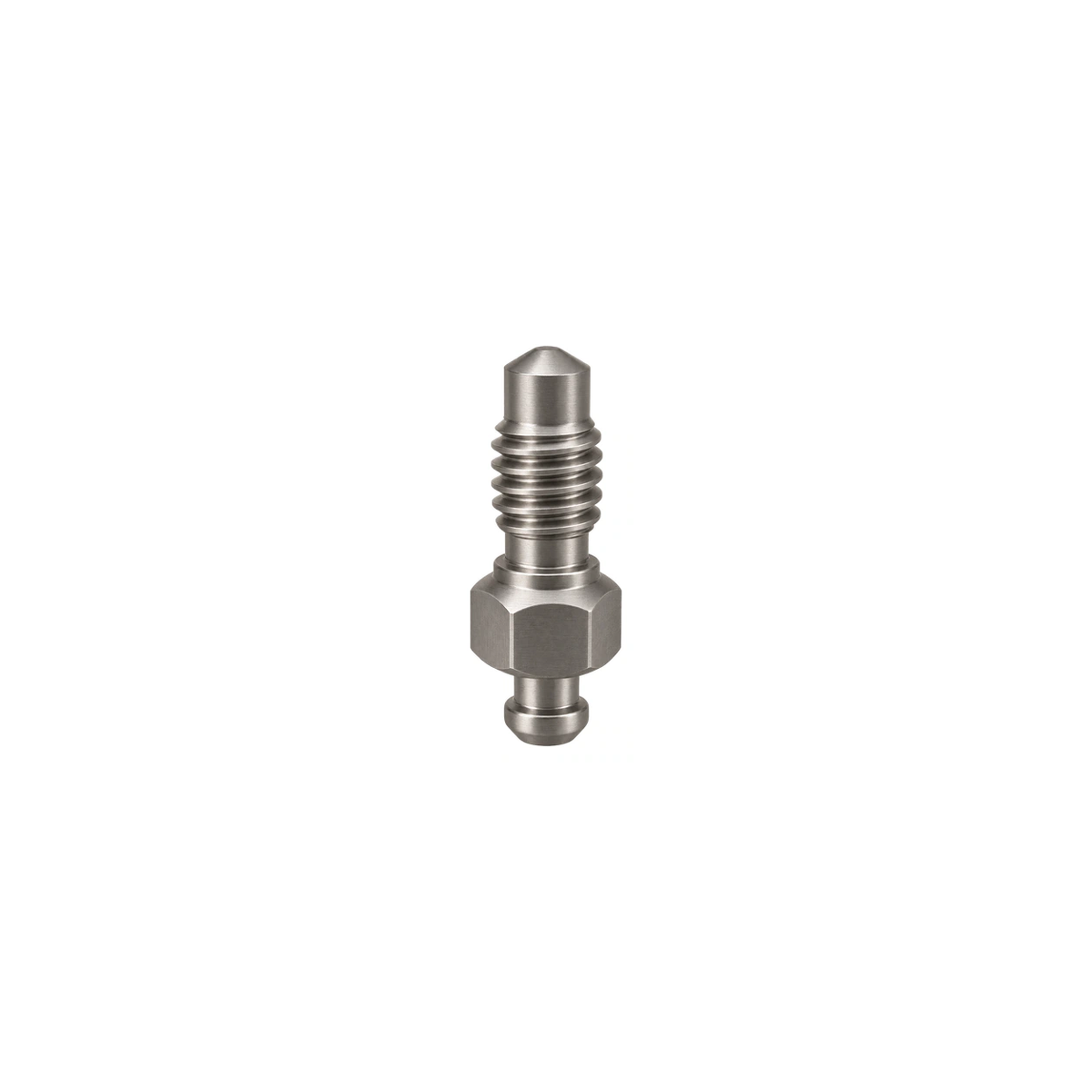 Titanium Shimano Brake Caliper Bleed Nipple — Raw Titanium