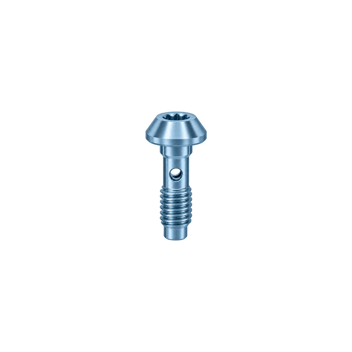 Titanium Magura MT Hose Banjo Bolt — Ice Blue