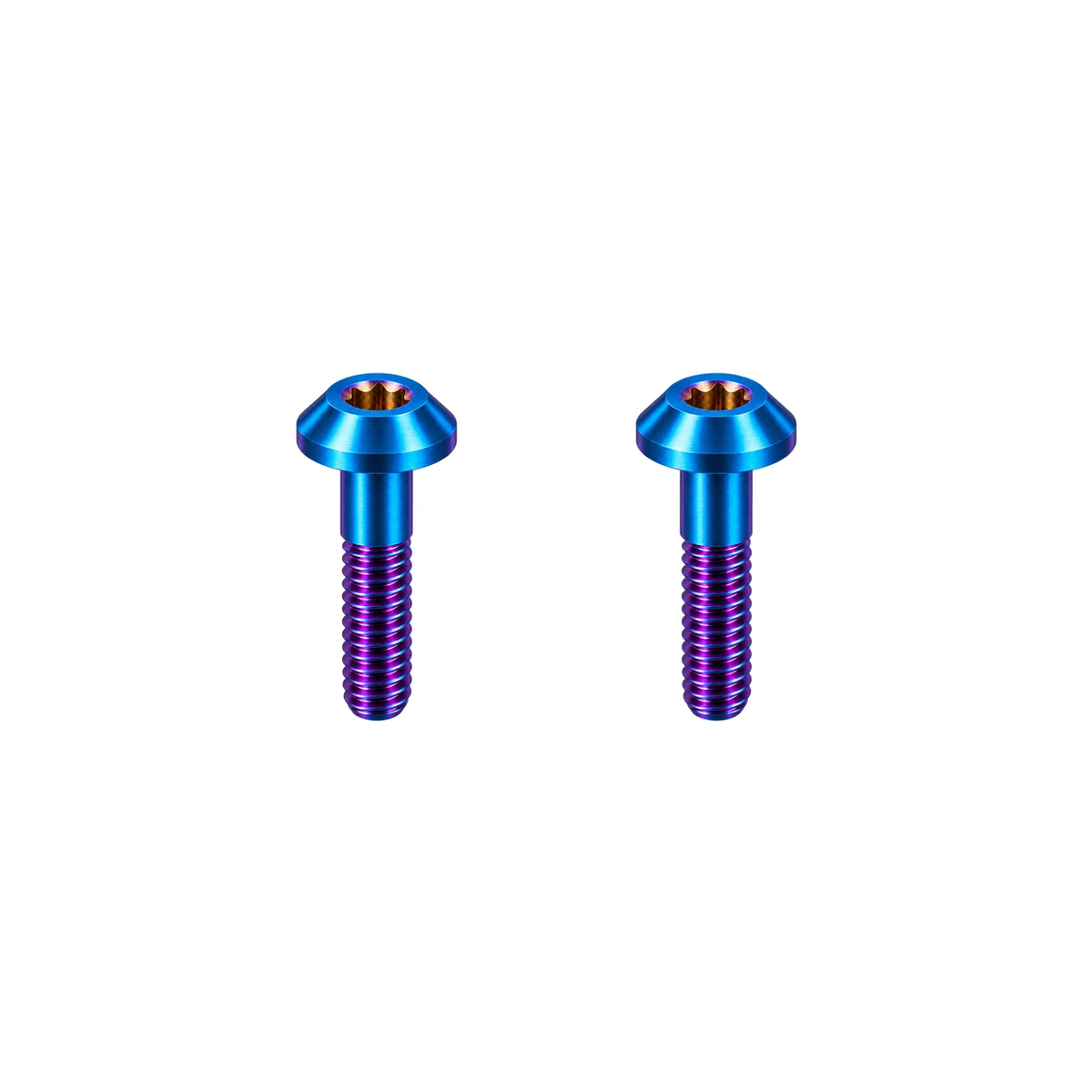 Titanium Shimano Ultegra R8170 Caliper Body Bolts — Burnt Blue