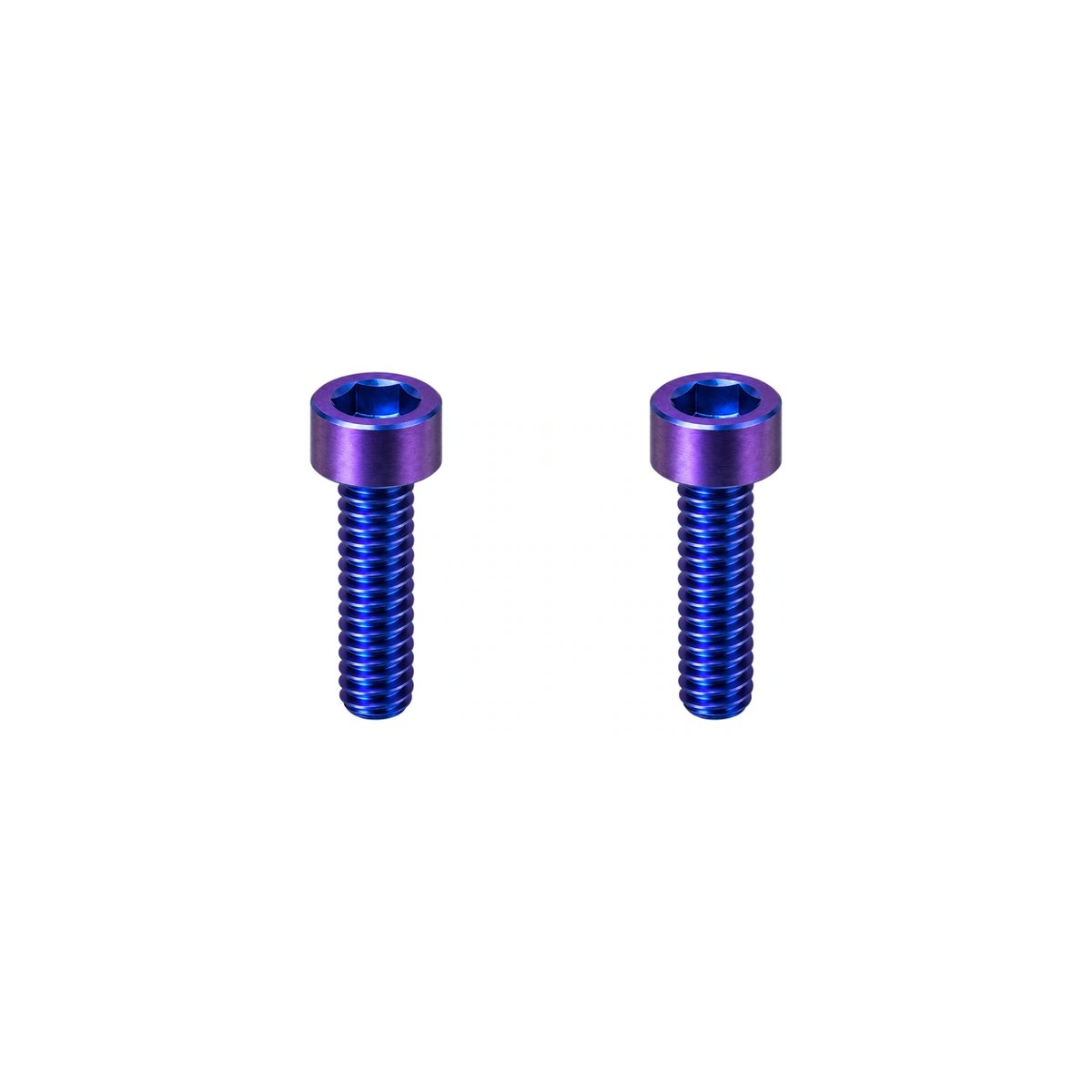 Titanium Merida Reacto Saddle Clamp Bolts — Blue Purple