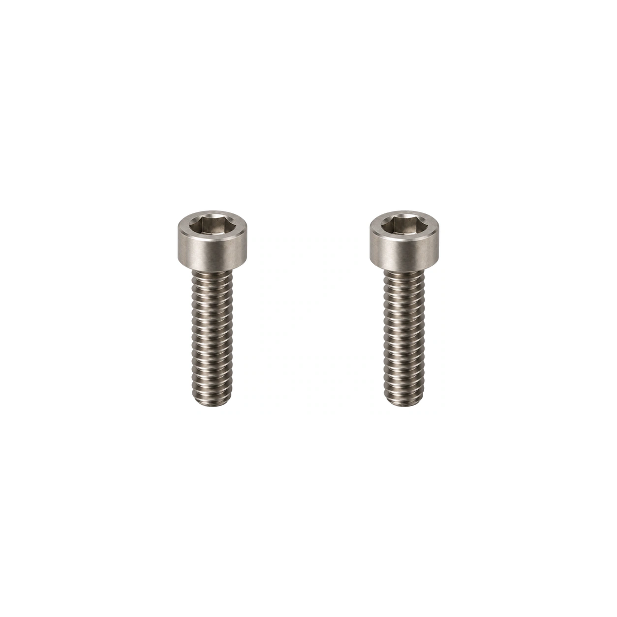 Titanium Merida Reacto Saddle Clamp Bolts — Raw Titanium