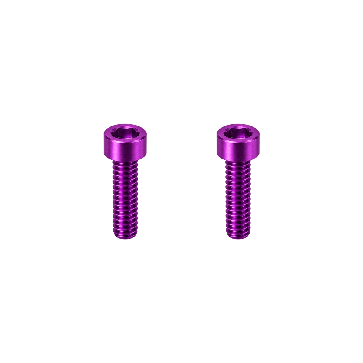 Titanium Merida Reacto Saddle Clamp Bolts — Purple