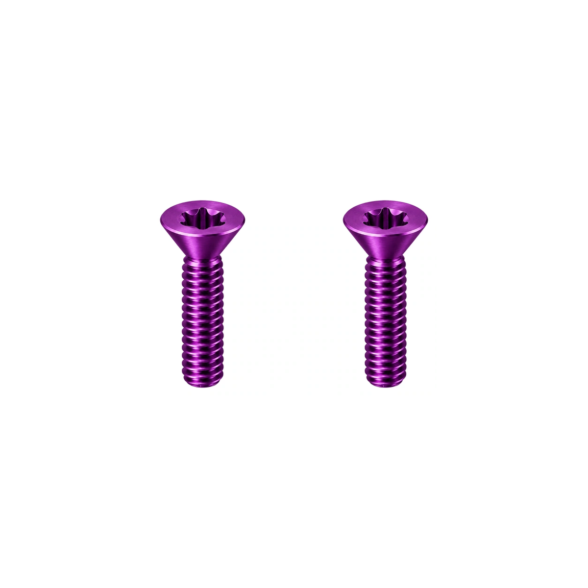Titanium Folding Bike Front Carrier Block Bolts — Purple