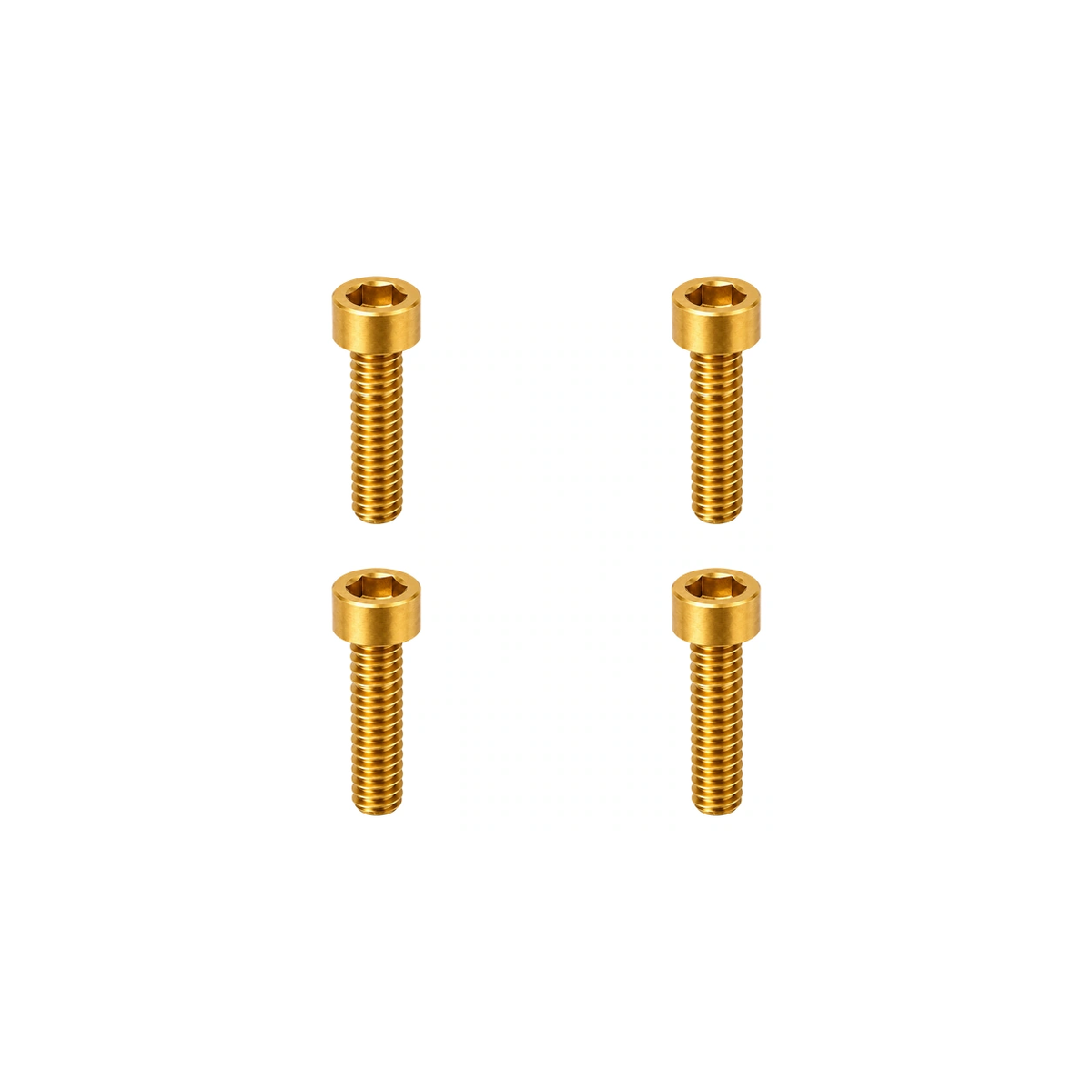 Titanium Brompton T-Line Handlebar Bolts — Gold