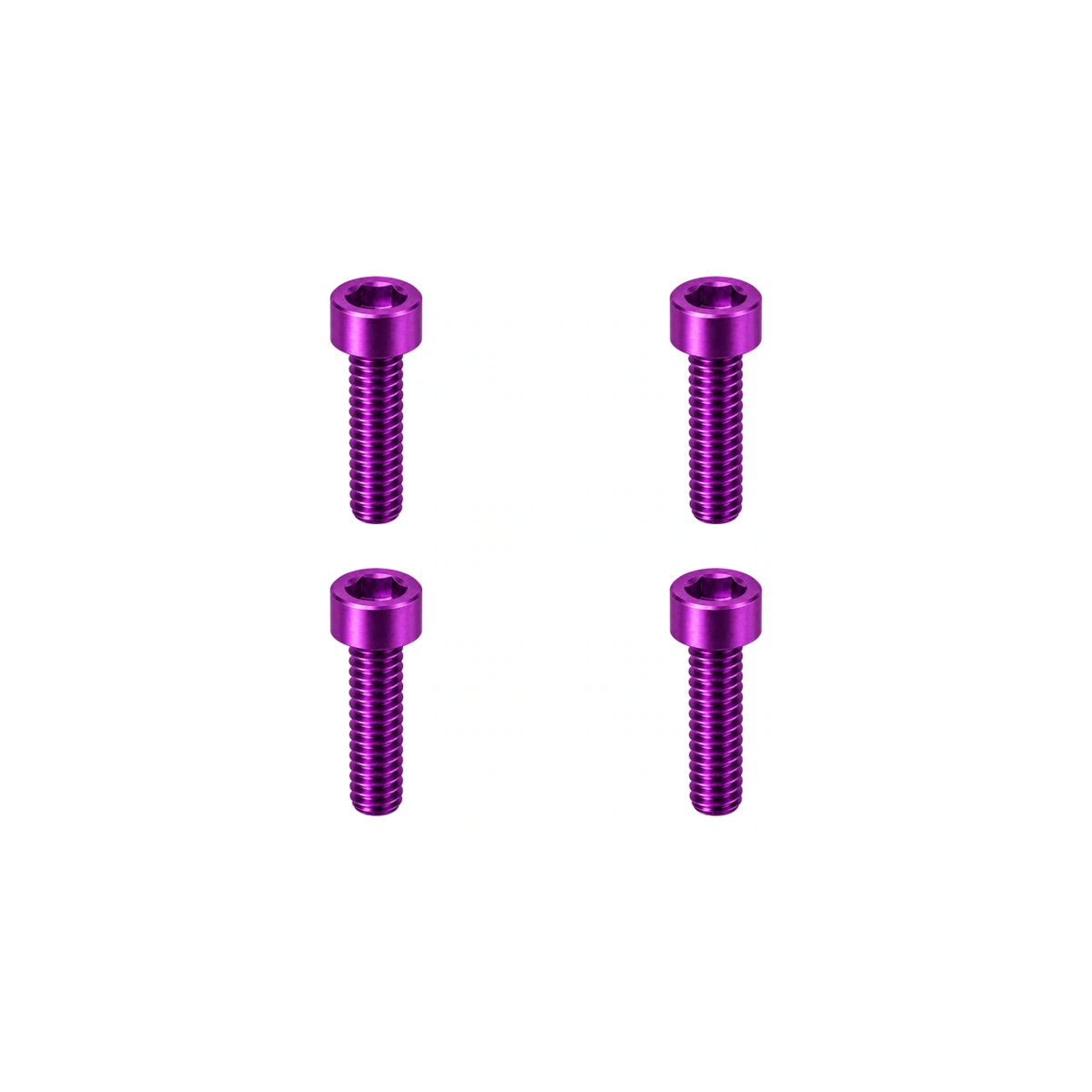 Titanium Brompton T-Line Handlebar Bolts — Purple
