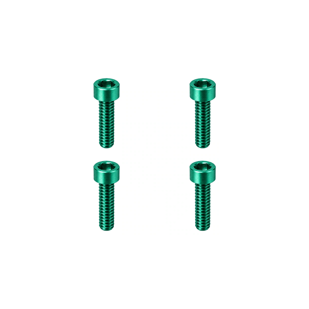 Titanium Brompton T-Line Handlebar Bolts — Green