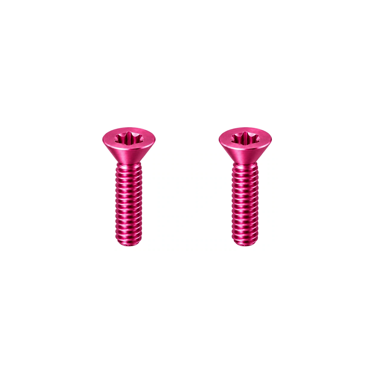 Titanium Canyon E388-16 Front Derailleur Hanger Bolts — Champagne Pink