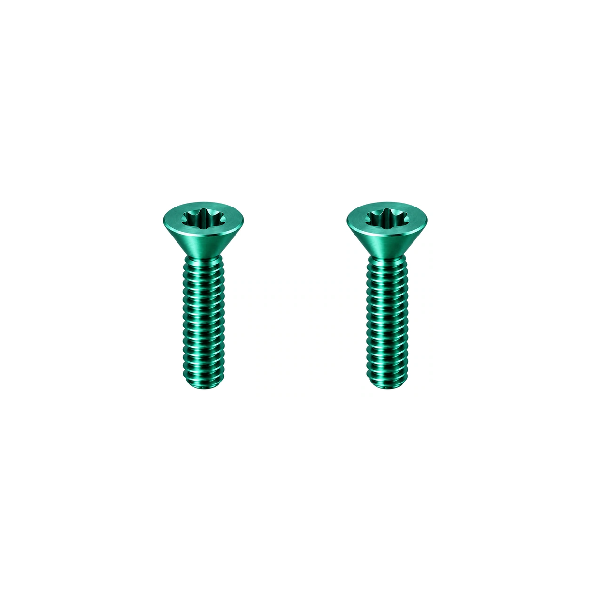 Titanium Canyon E388-16 Front Derailleur Hanger Bolts — Green