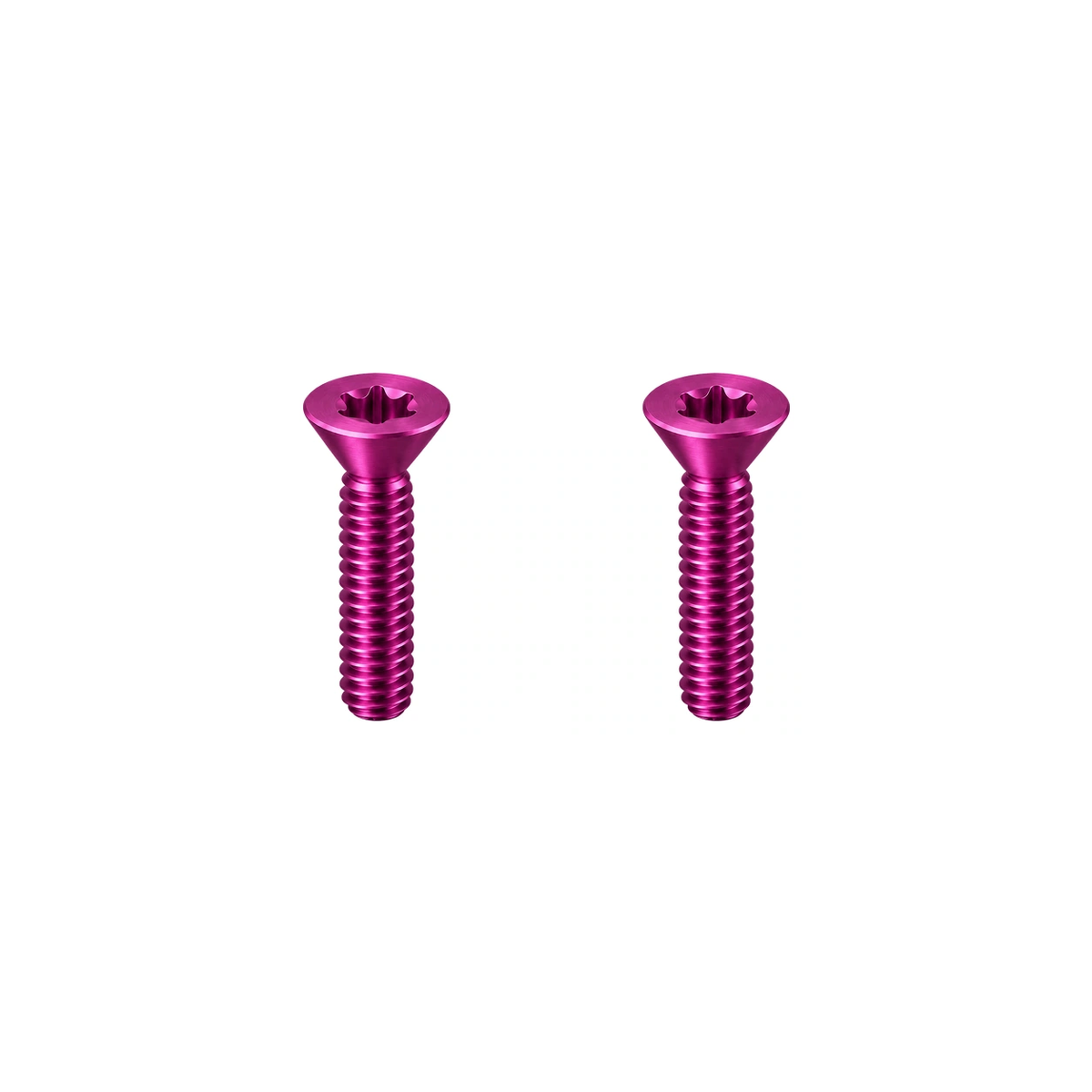 Titanium Canyon E388-16 Front Derailleur Hanger Bolts — Magenta