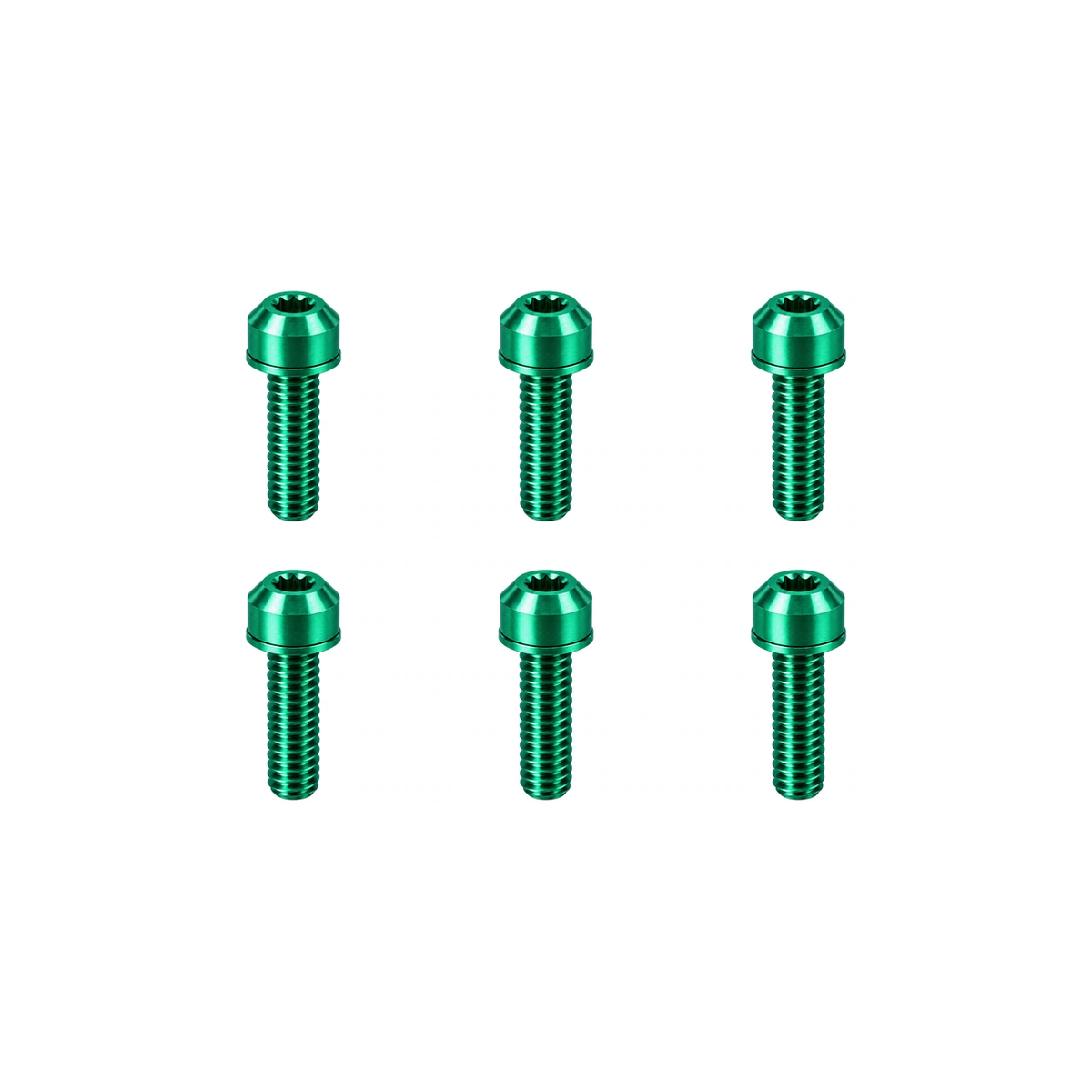 Titanium FSA Stem Bolt Set — Green