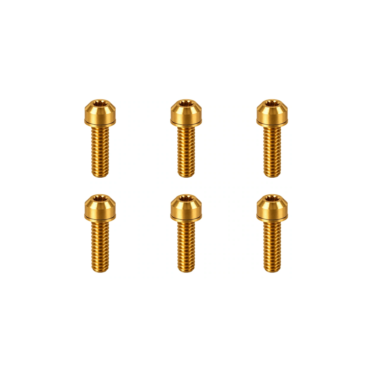 Titanium FSA Stem Bolt Set — Gold