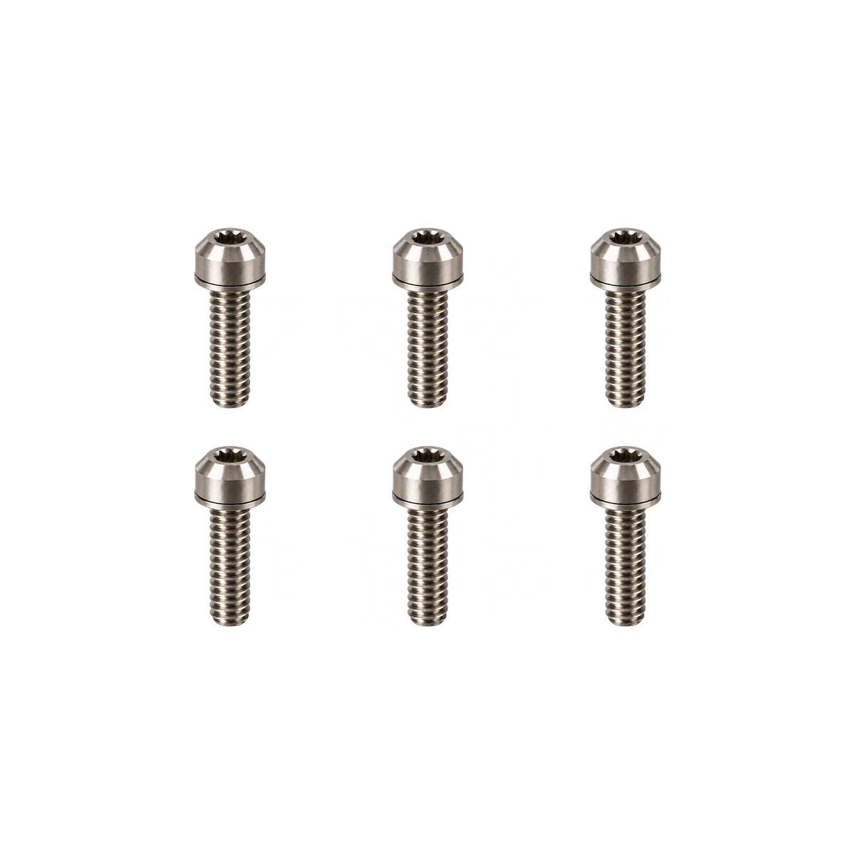 Titanium FSA Stem Bolt Set — Raw Titanium
