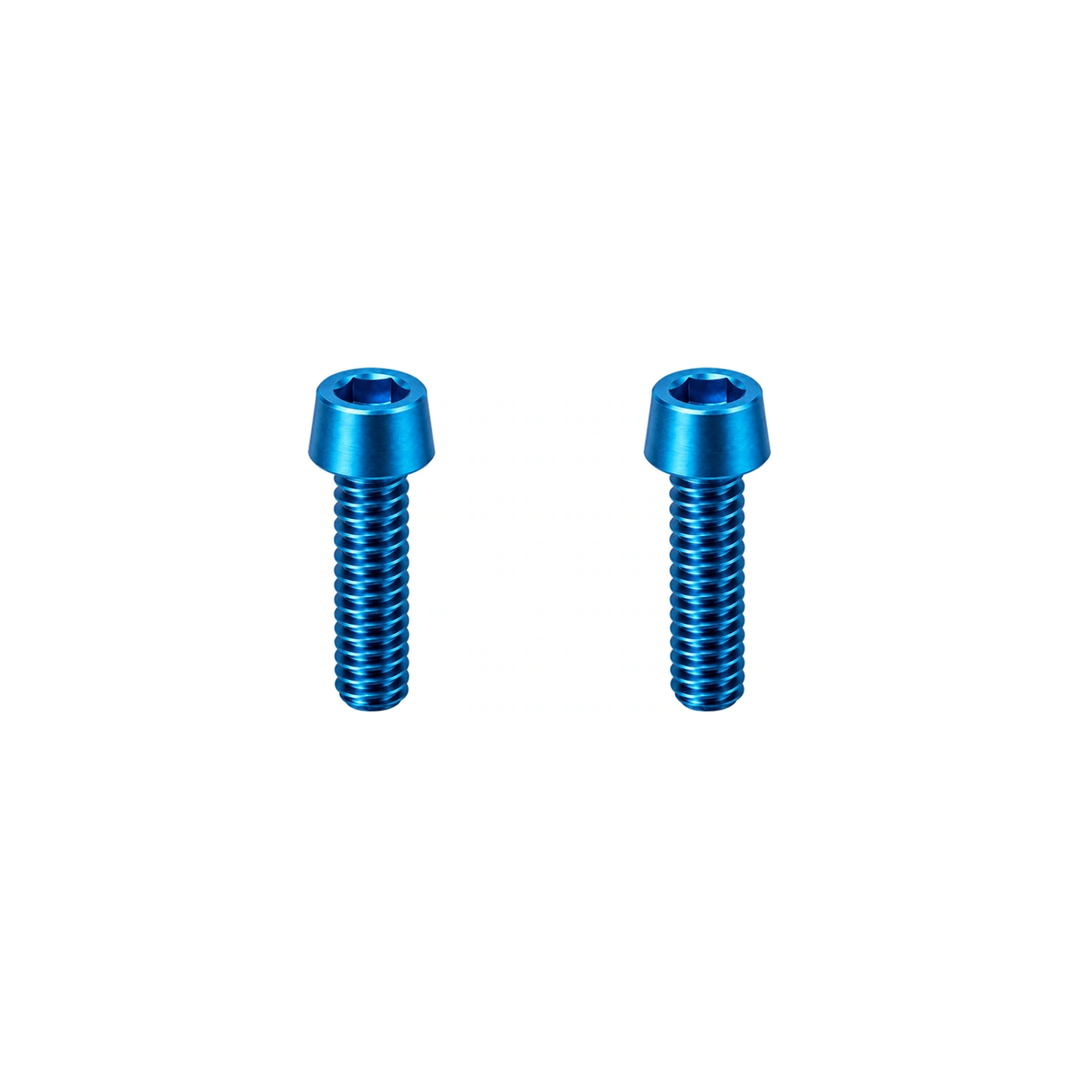 Titanium SRAM MTB Brake Lever Clamp Bolts — Aqua Blue