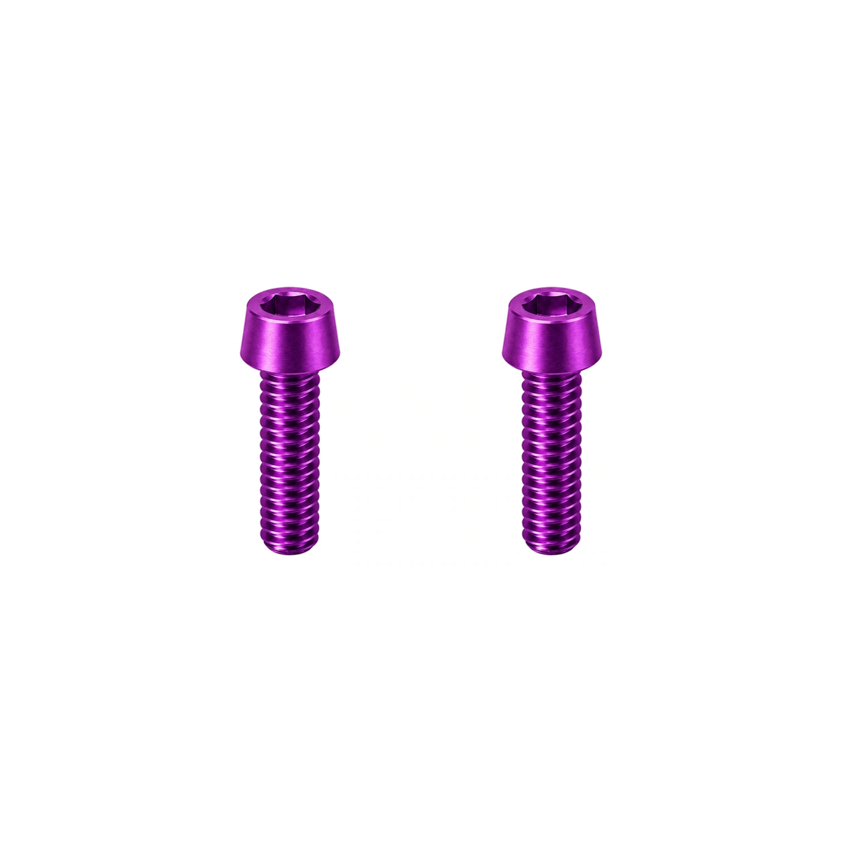 Titanium SRAM MTB Brake Lever Clamp Bolts — Purple