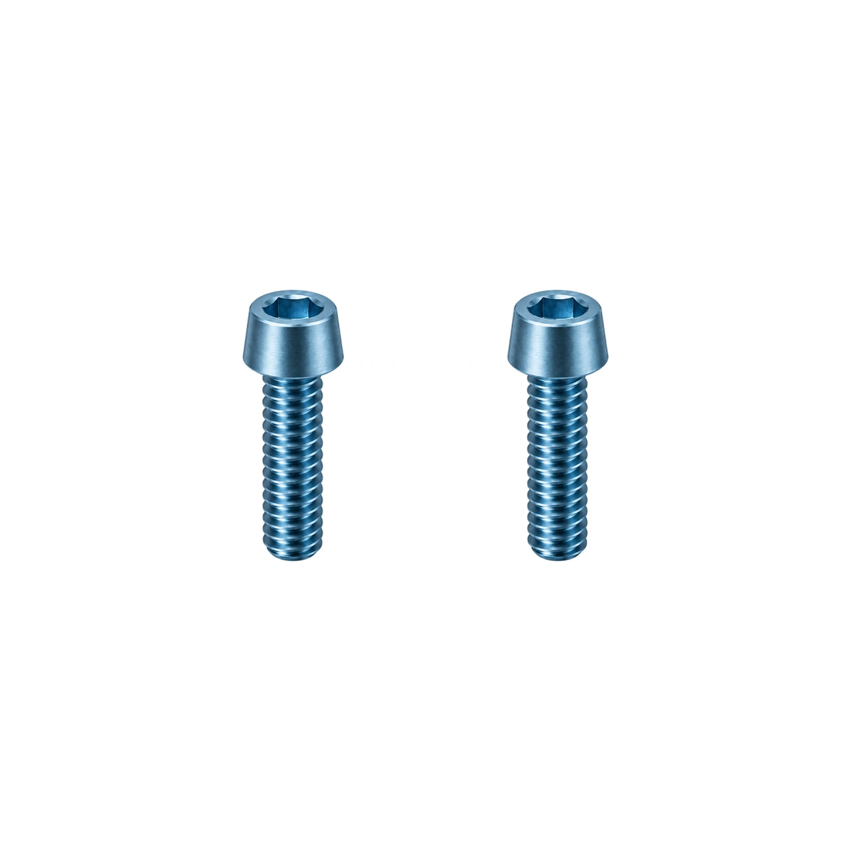 Titanium SRAM MTB Brake Lever Clamp Bolts — Ice Blue