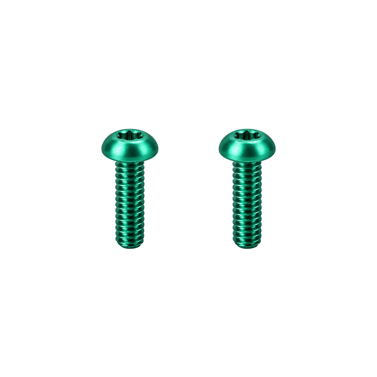 Titanium Brompton Brake Lever Clamp Bolts — Green