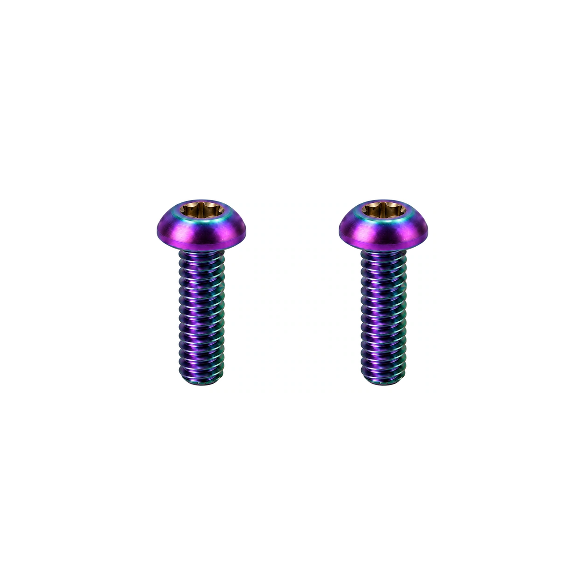 Titanium Brompton Brake Lever Clamp Bolts — Rainbow