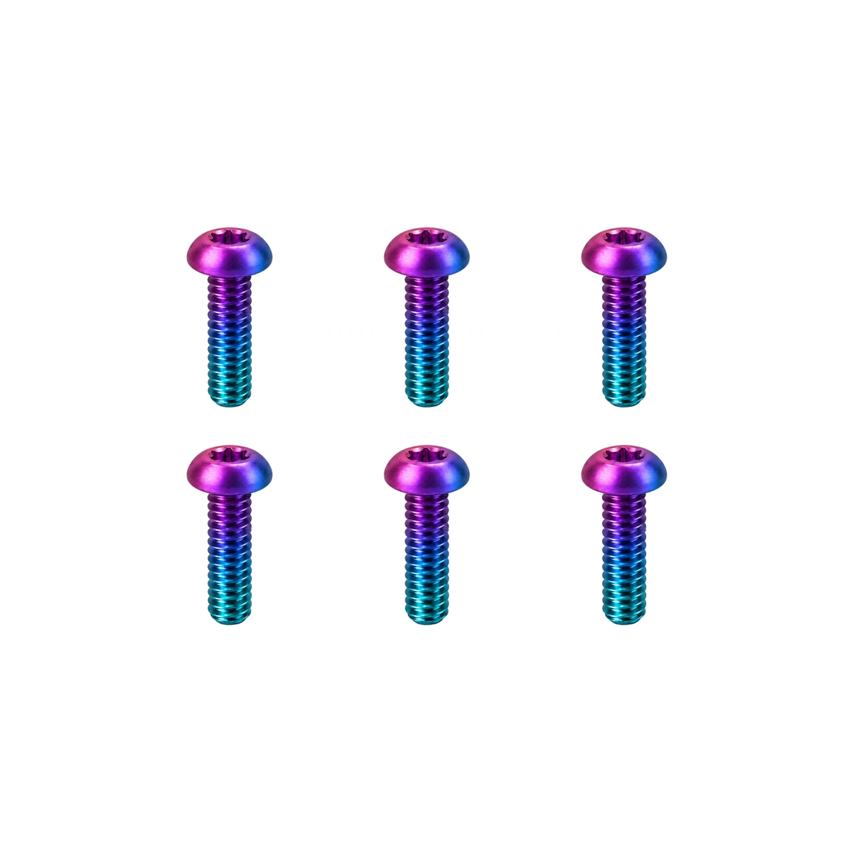 Titanium TIME Xpresso Cleat Bolt Set — Candy Gloss