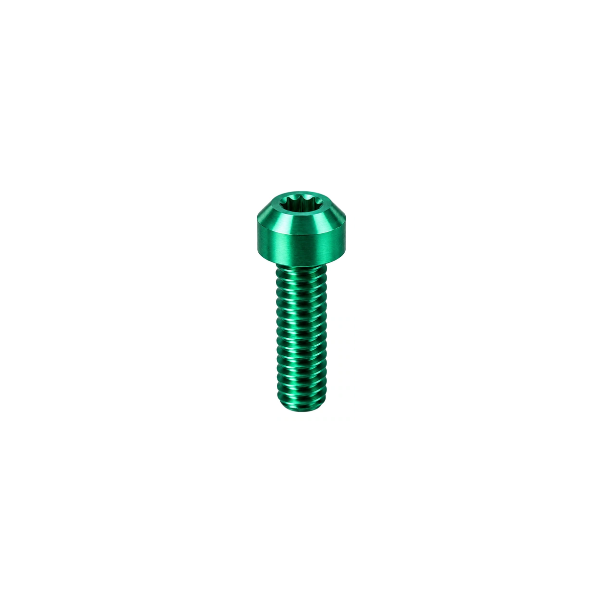Titanium Shimano Shifter Clamp Bolts — Green