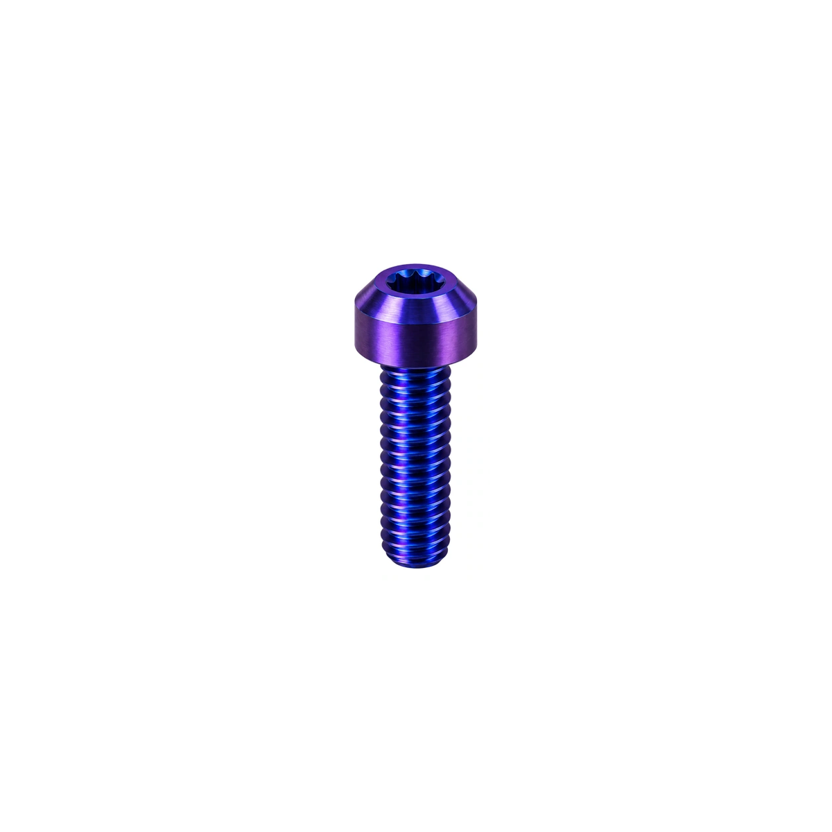 Titanium Shimano Shifter Clamp Bolts — Blue Purple