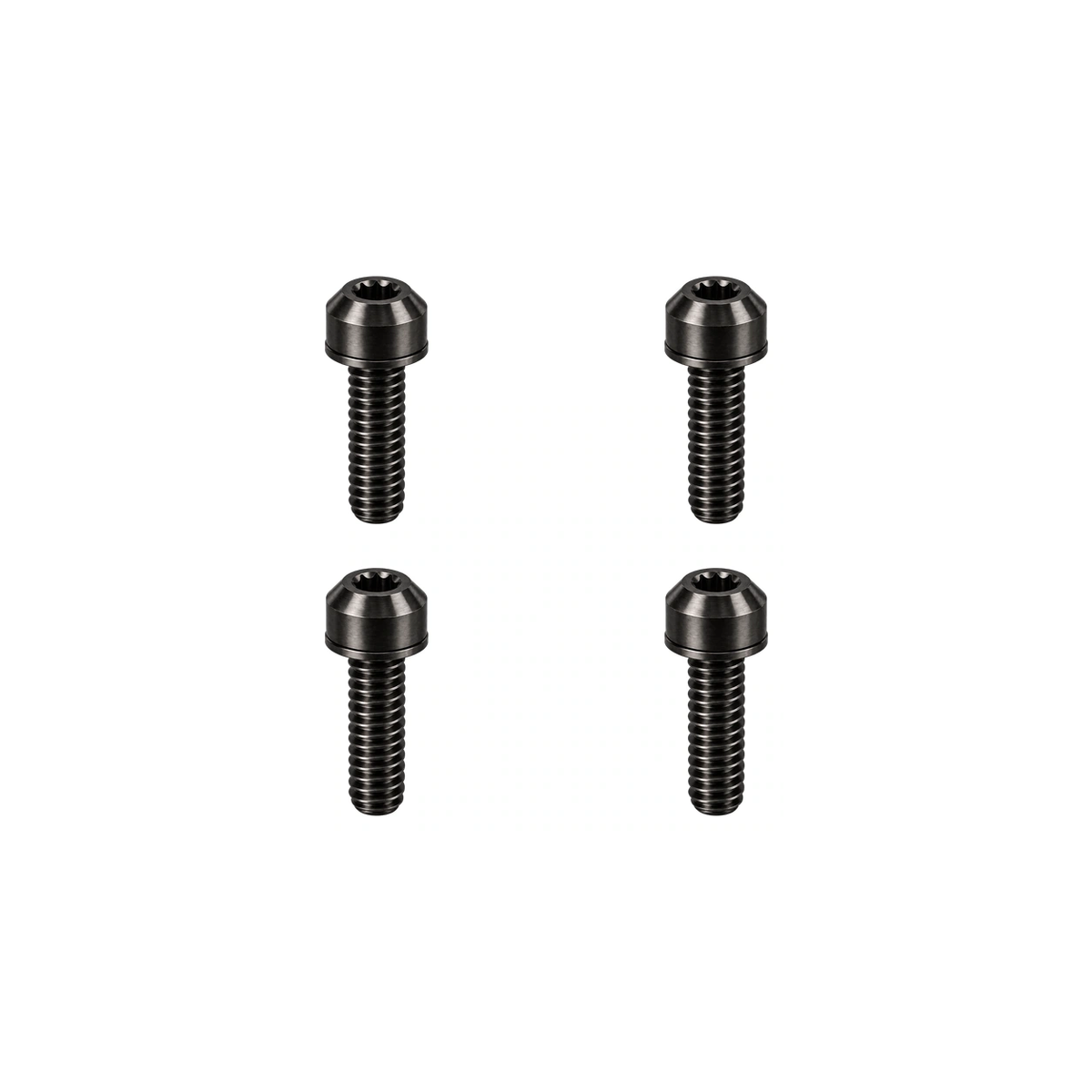 Titanium Brompton T-Line Stem Bolt Set — Black