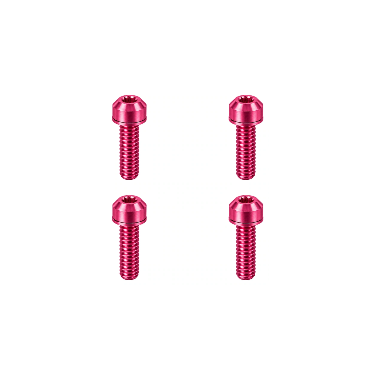 Titanium Brompton T-Line Stem Bolt Set — Champagne Pink