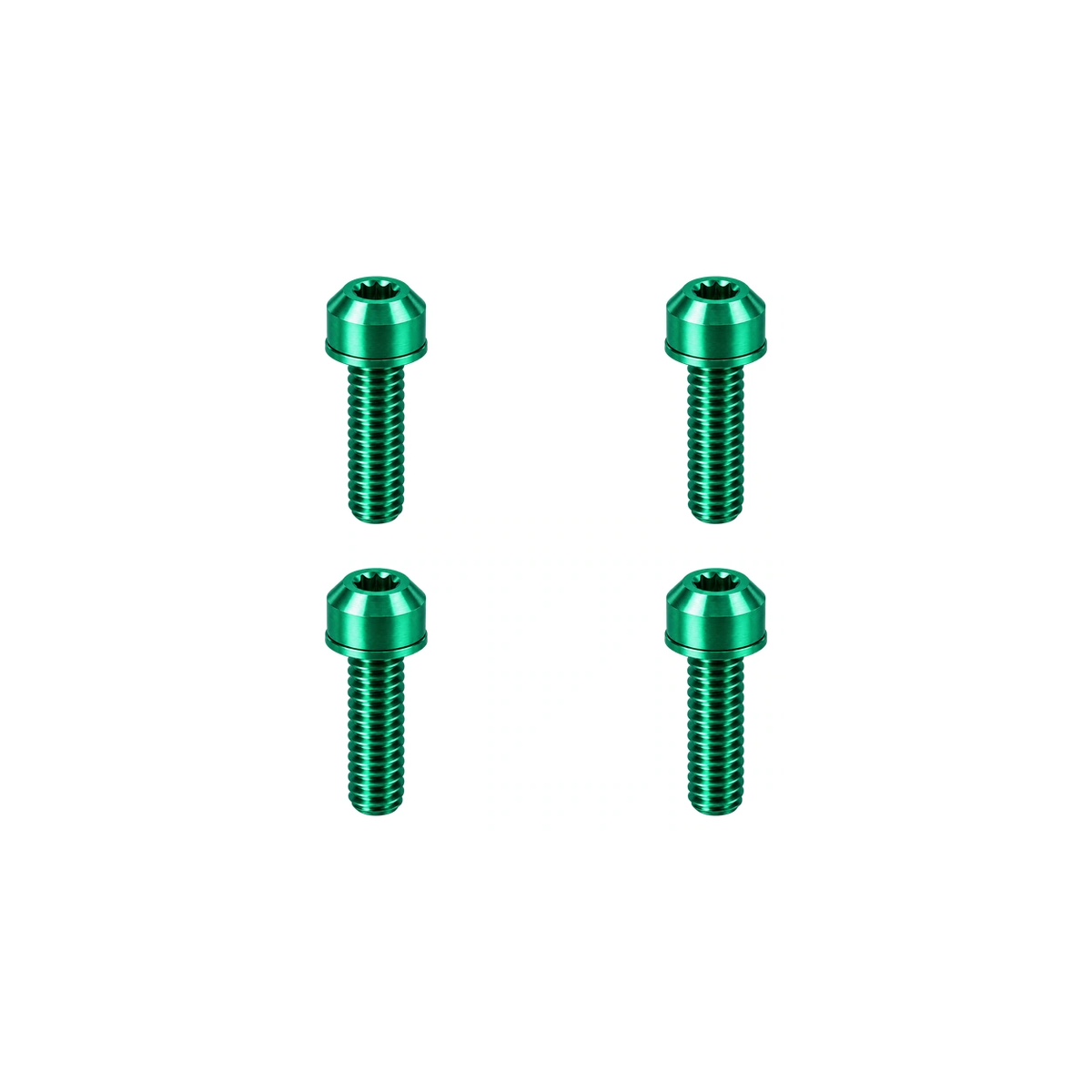 Titanium Brompton T-Line Stem Bolt Set — Green