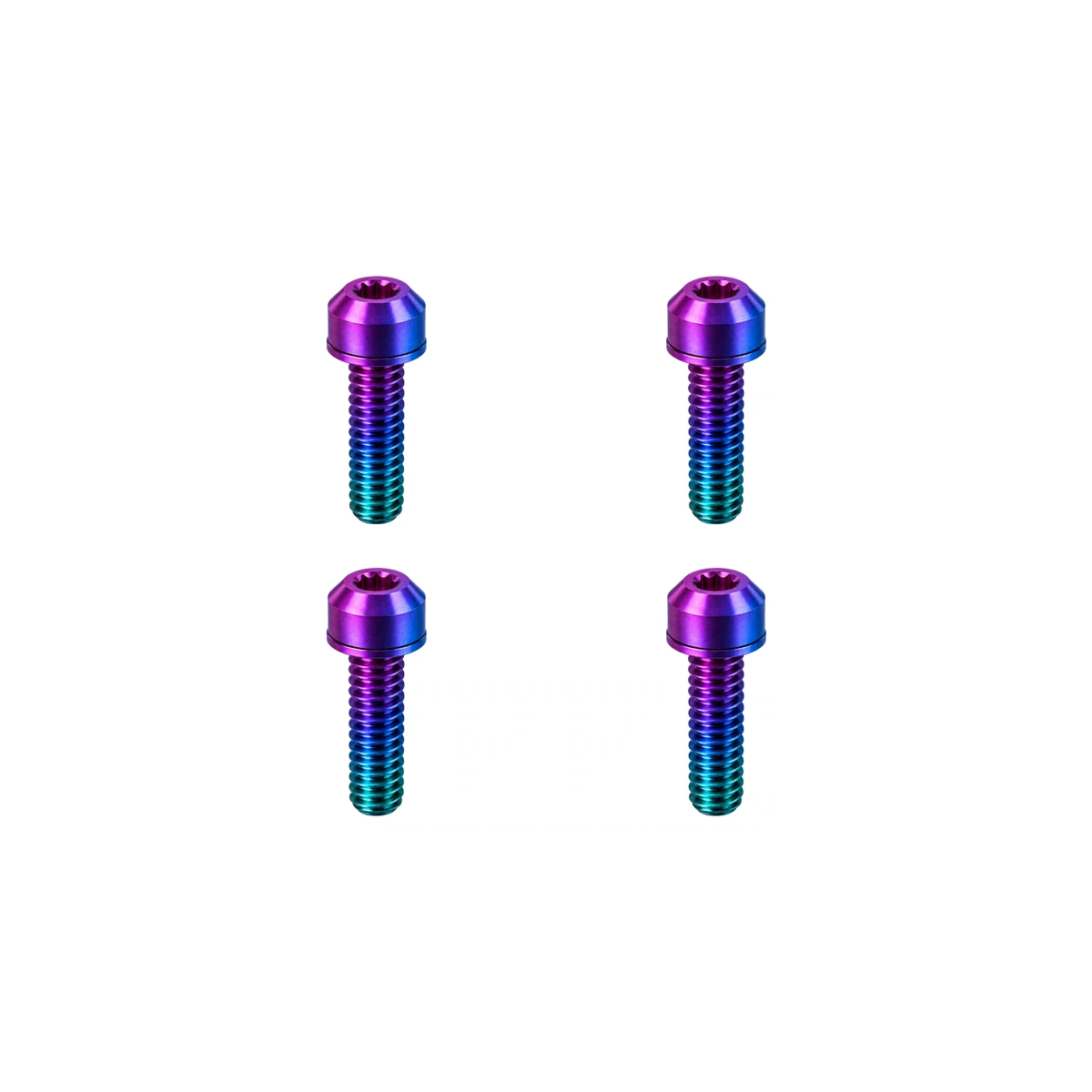 Titanium Brompton T-Line Stem Bolt Set — Candy Matte
