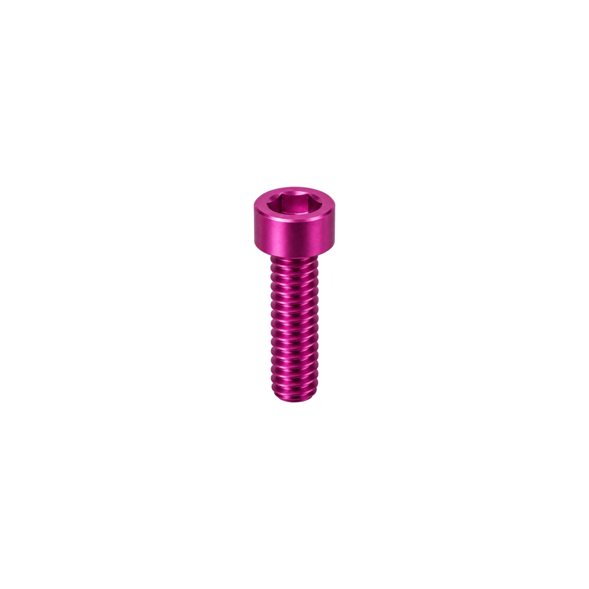 Titanium Fox FIT4 Damper Cover Bolt — Magenta