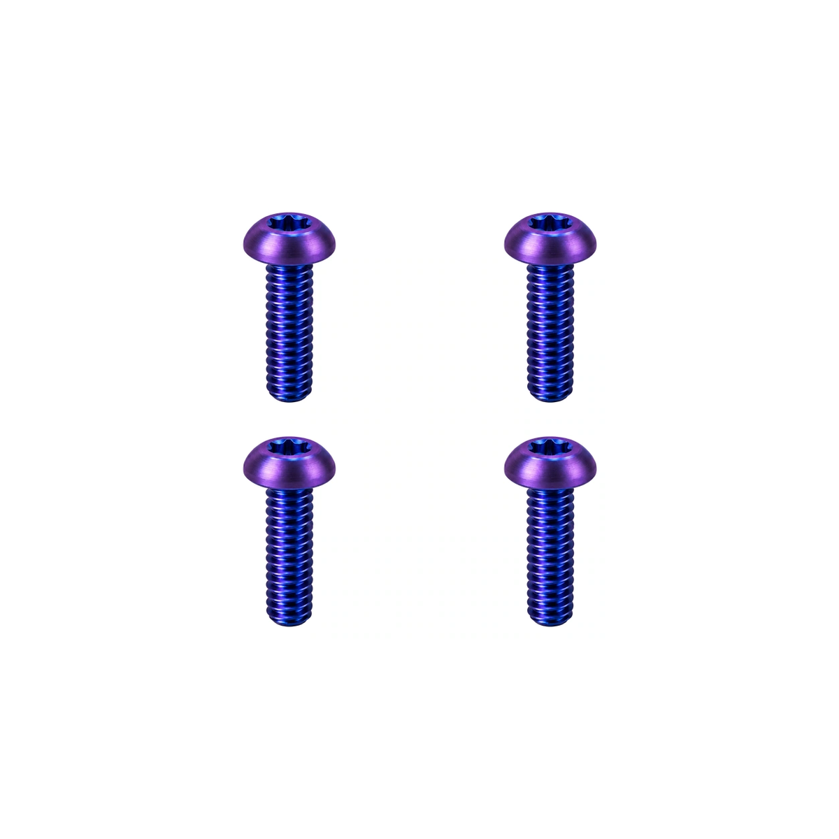 Titanium Hope Tech Reservoir Cover Screws — Blue Purple