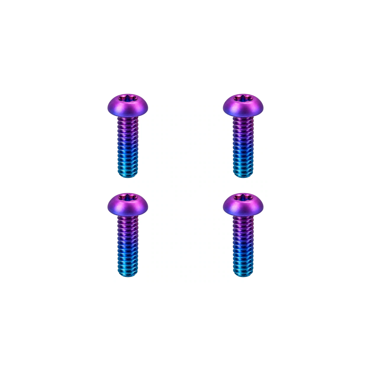 Titanium Hope Tech Reservoir Cover Screws — Candy Matte