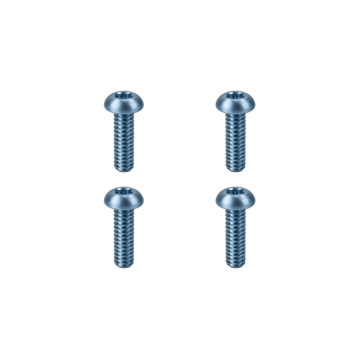 Titanium Hope Tech Reservoir Cover Screws — Ice Blue