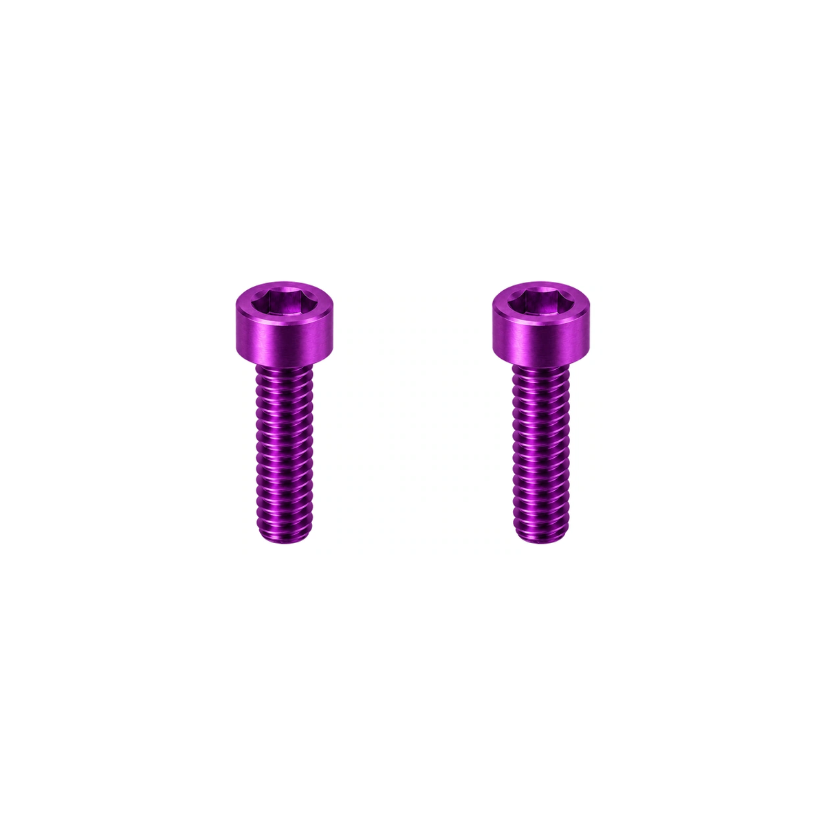Titanium Fox 36 / 38 Mudguard Screws — Purple