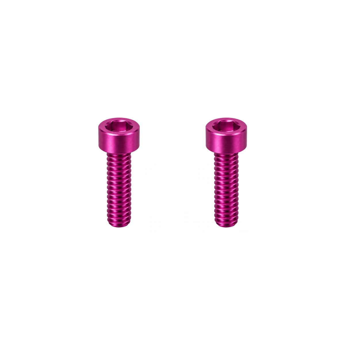 Titanium Fox 36 / 38 Mudguard Screws — Magenta